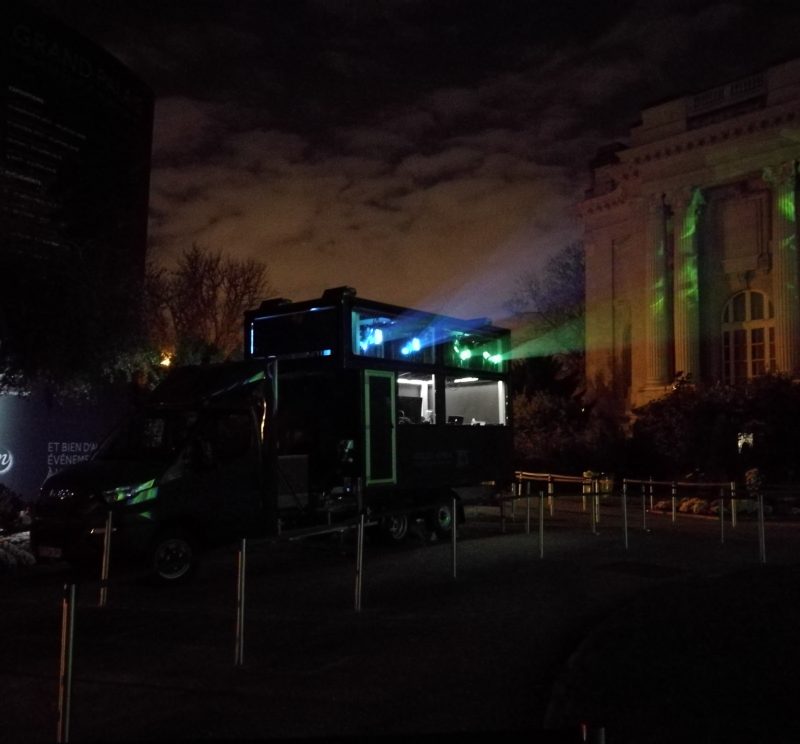 Video Mapping Truck